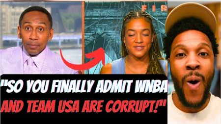 FIRST TAKE EXPOSED THE CORRUPTION AMONGST THE WNBA AND USA COMMITTEE WITH STEPHEN A SMITH ON ESPN!