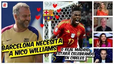 BARCELONA ficha a NICO WILLIAMS sí o sí, Flick lo necesita para ENCENDER a el equipo | Exclusivos