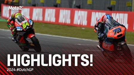 Moto2™ Race Highlights 🤯 | 2024 #DutchGP