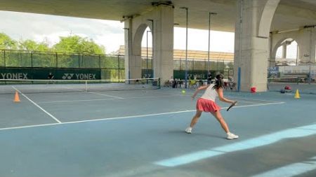 网球 【4K】稳定性练习告一段落，开始增强进攻性 2024.07.22