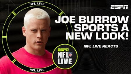 Joe Burrow arrived to training camp with a new look 💇‍♂️👀 | NFL Live