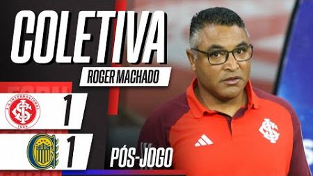 INTER 1 X 1 ROSARIO CENTRAL - Pós-jogo com a coletiva de Roger Machado