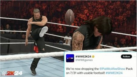 The Pat McAfee Show are going to be in WWE 2K24 🎮
