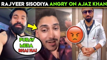 rajveer fitness angry reply to ajaz khan😲rajveer fitness vs ajaz khan