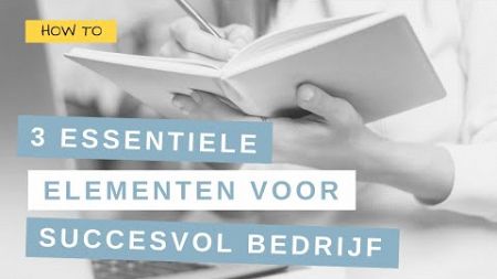 De 3 essentiële elementen voor een succesvol bedrijf: traffic, leads en conversies