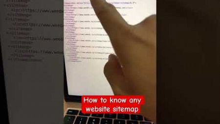 How to know any website sitemap #sitemap #seo #xml