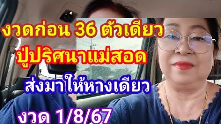 หางเดียวที่ไหนมีปู่ปริศนาแม่สอด 36 ตรงๆตัวเดียวงวดนี้ชุดเดียวหางเดียวงวด 1/8/6 7