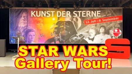 STAR WARS Art Show Gallery TOUR! Kunst Der Sterne