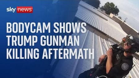 Bodycam footage released of law enforcement near body of Donald Trump gunman