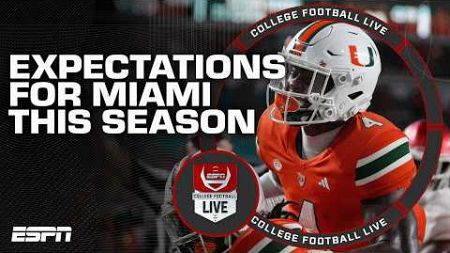 Is Miami BACK?! 👀 Expectations for the Hurricanes&#39; 2024 season | College Football Live