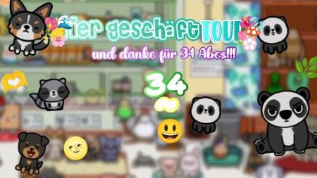 Tier geschäft tour 💖🌷🫧🌊🌺(dankefür34abos💖#preppyyy #tocaboca