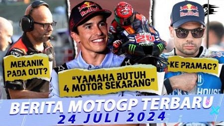 Rins di Yamaha, Oliveira ke Pramac? 🫣 Marquez: Yamaha Butuh 4 Motor 😏 Mekanik Aprilia &amp; KTM Pada Out