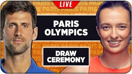 Paris Olympics 2024 • Draw Ceremony • LIVE Tennis Reaction Stream