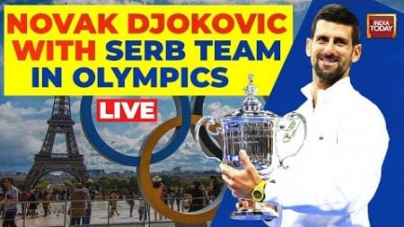 Novak Djokovic LIVE | Serbian Olympics Team, Including Novak &amp; Nikola Jokic, Hold PC LIVE
