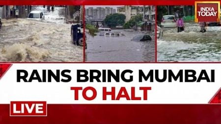 Mumbai On Red Alert LIVE NEWS | Trouble To Mumbaikars, Incessant Rain Causes Severe Waterlogging