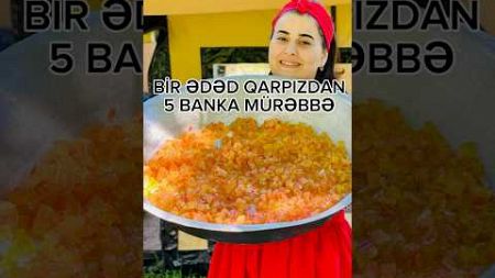 QARPIZ MÜRƏBBƏSİ #yemek #food #foodie #camping