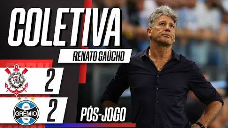 CORINTHIANS 2X2 GRÊMIO | Renato Gaúcho fala AO VIVO em coletiva!