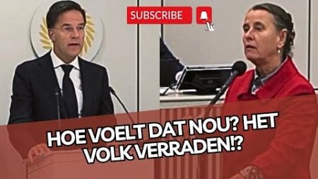 PVV-minister Faber CONFRONTEERT Rutte! &#39;Hoe voelt dat nou? Het volk VERRADEN!?&#39;