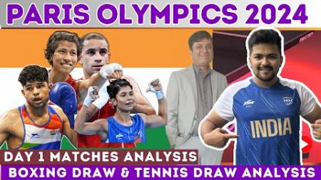 🔴 Paris Olympics 2024 : Boxing Draw Analysis &amp; Tennis Draw Review | Olympic Games 2024