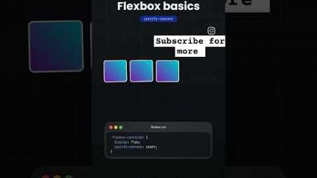 flex box basic with animation #shortvideo #coding #webdevelopment #webdesign #shorts #ytshorts