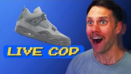 LIVE COP: Jordan 4 Wet Cement EA