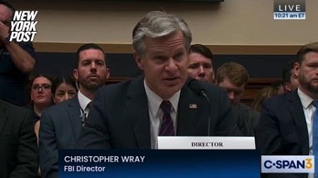 FBI Director Wray says they&#39;re working in an unprecedented &#39;threat environment&#39;