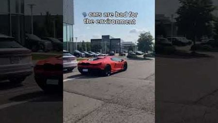 Cars are bad for the environment…#maustmedia #supercars