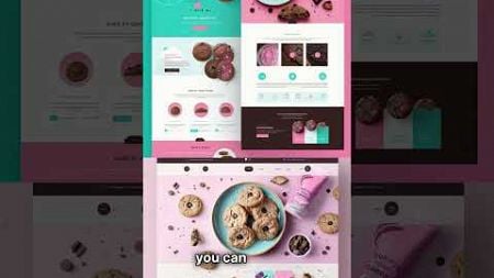 How to make stunning design layouts for an chocolate or candy brand in MidJourney #webdesign