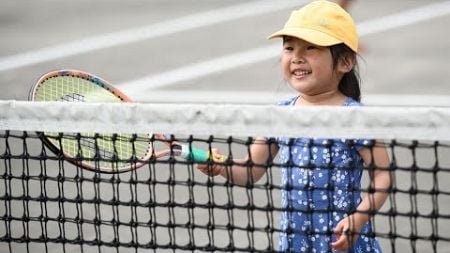 三岁宝宝网球训练第一课