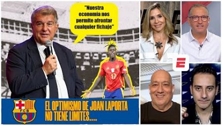 FC BARCELONA: JOAN LAPORTA aseguró que pueden se pueden “PERMITIR CUALQUIER FICHAJE” | Exclusivos
