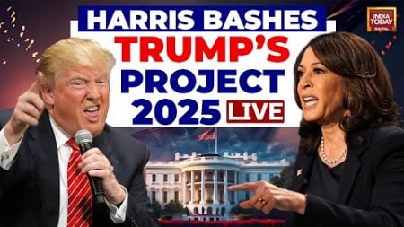Kamala Harris Speech LIVE | Harris Turns The Heat On Trump | US Election LIVE Updates