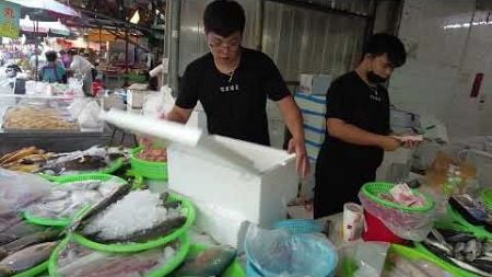 中彰海王子嘉義共和路市場海鮮拍賣海鮮叫賣