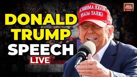 Donald Trump Speech Live | Trump Live Speech | Kamala Harris Vs Donald Trump | US Election 2024 LIVE