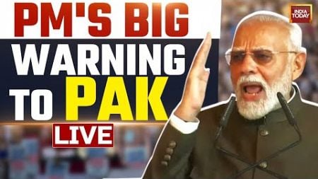 PM Modi&#39;s &#39;Aatank Ke Aaka&#39; Attack On Pakistan, Warns Pak Amid Jammu Terror Surge | India Today LIVE