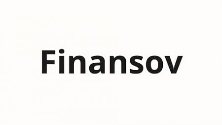 How to pronounce Finansov | Финансов (Finance in Russian)