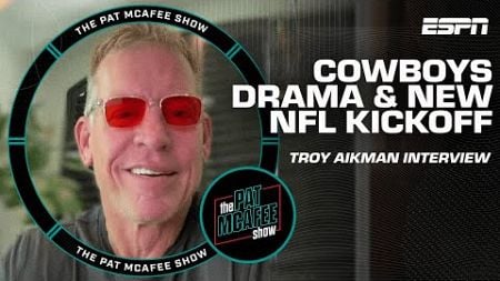 Troy Aikman addresses Cowboys DRAMA and Bill Belichick’s next career steps 🍿 | The Pat McAfee Show