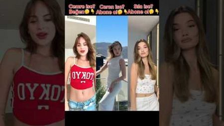 Kim iyi yapmış? Cemre Solmaz Ceren Yaldız Sıla Dündar Yeni Tiktok Dans Videosu alibi trend dance