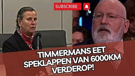 PVV&#39;er Marjolein Faber SLO0PT partij Timmermans! &#39;SPEKLAPPEN van 6000km verderop is NIET duurzaam!&#39;