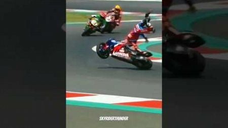 Heart-stopping MotoGP Bike Collision #motogp #motobike #crash #race #short #videoshort #foryou