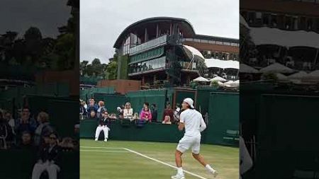 Tomasz Berkieta&#39;s Forehand Power Up Close #atp #tennis #nextgen #forehand