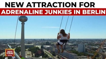 Berlin Is Offering A New Attraction For Adrenaline Junkies: A High Swing 120 Meters Above The Ground