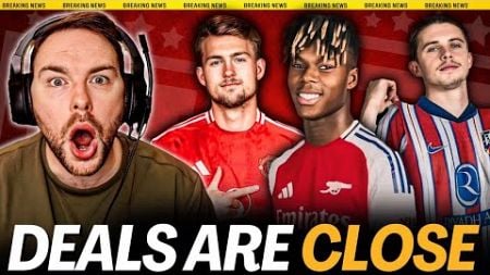 OMG SCARY! Nico Williams to Arsenal OFFER🚨De Ligt to Man Utd VERY CLOSE⌛✍🏼Gallagher Exit ISSUES