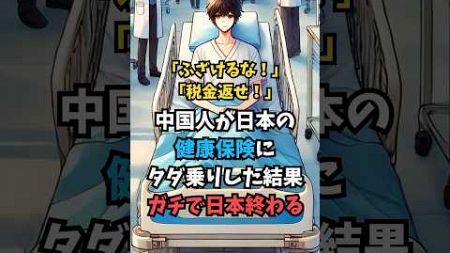中国人が日本の健康保険に タダ乗りした結果