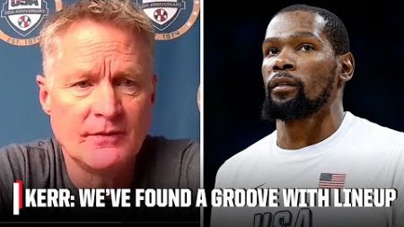 Steve Kerr: &#39;No plans&#39; on Team USA starting KD for the rest of Paris Olympics 👀