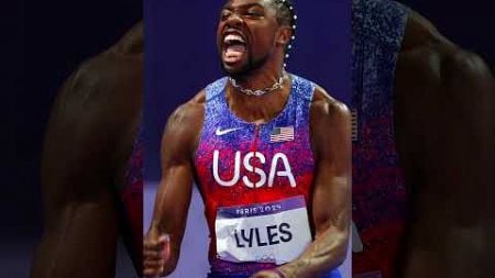 Noah Lyles is the Olympic 100m champ ‼️ #olympics #sports #paris2024 #sprint #usa #netflix