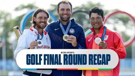 Scottie Scheffler Wins GOLD MEDAL In Men&#39;s Olympic Golf I CBS Sports