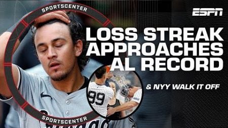 White Sox lose franchise record 20th-straight game + Yankees walk-off 🔥 | SportsCenter YT Exclusive