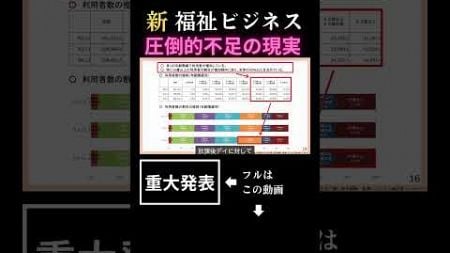 新ビジネスを発表｜圧倒的に不足している重心複合デイ【保存必須】 #放課後等デイサービス #生活介護 #福祉 #介護 #ビジネス #経営者 #起業