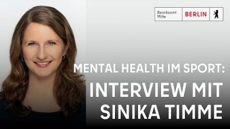 Mit Sport zur psychischen Gesundheit - Interview mit Dr. Sinika Timme
