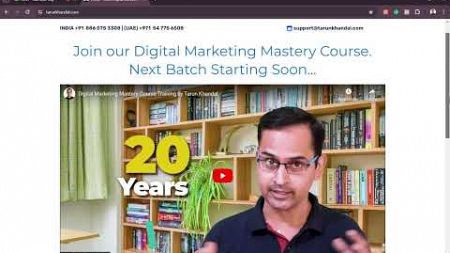 Learn Digital Marketing - Website, Domain, Hosting, SSL, WordPress etc. by Tarun Khandal